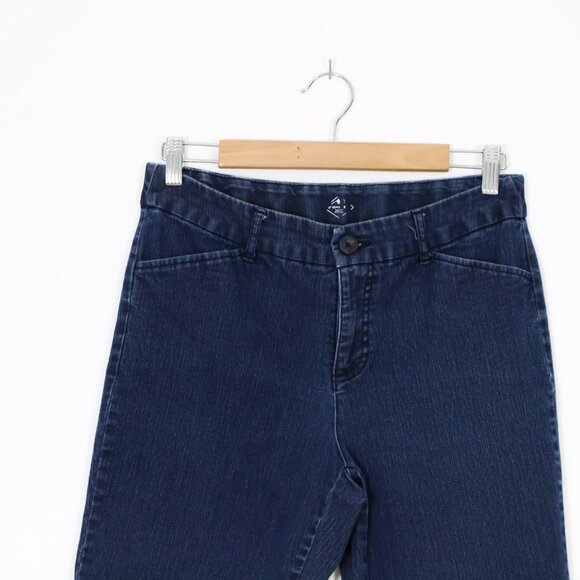*St Johns Bay Dark Wash Denim Capris - Picture 3 of 6